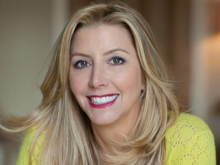 Sara Blakely, founder of Spanx, photographed as a pioneer of authentic entrepreneurship and business legacy. 
