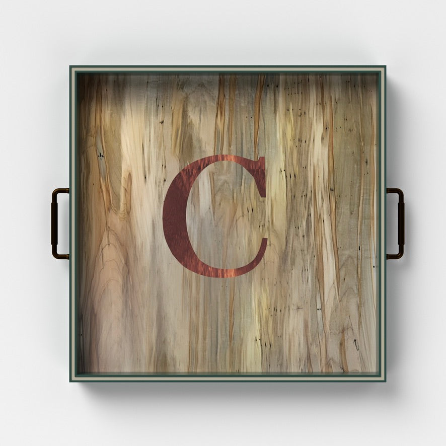 Monogrammed Tray