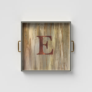 Monogrammed Tray