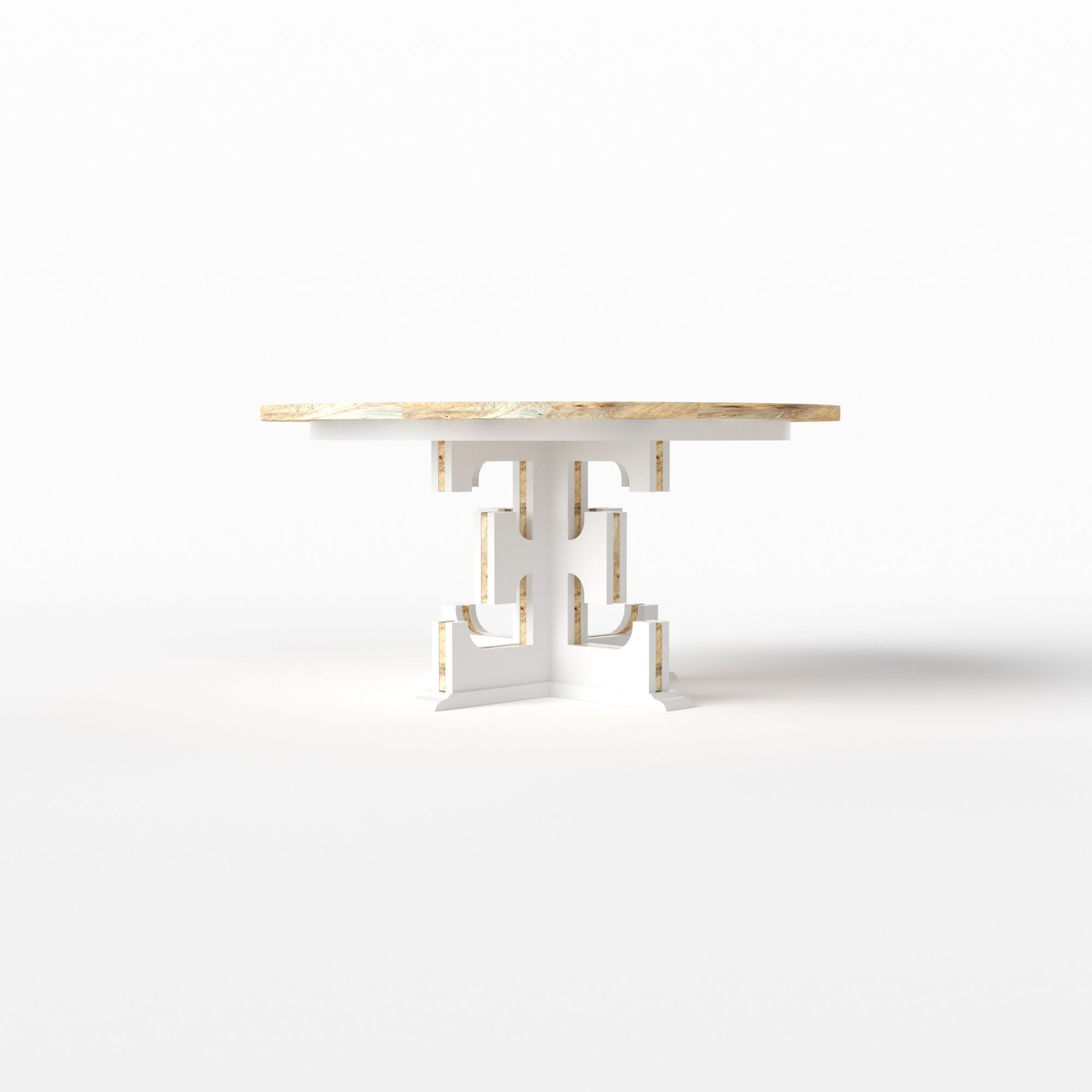 E Pedestal Table