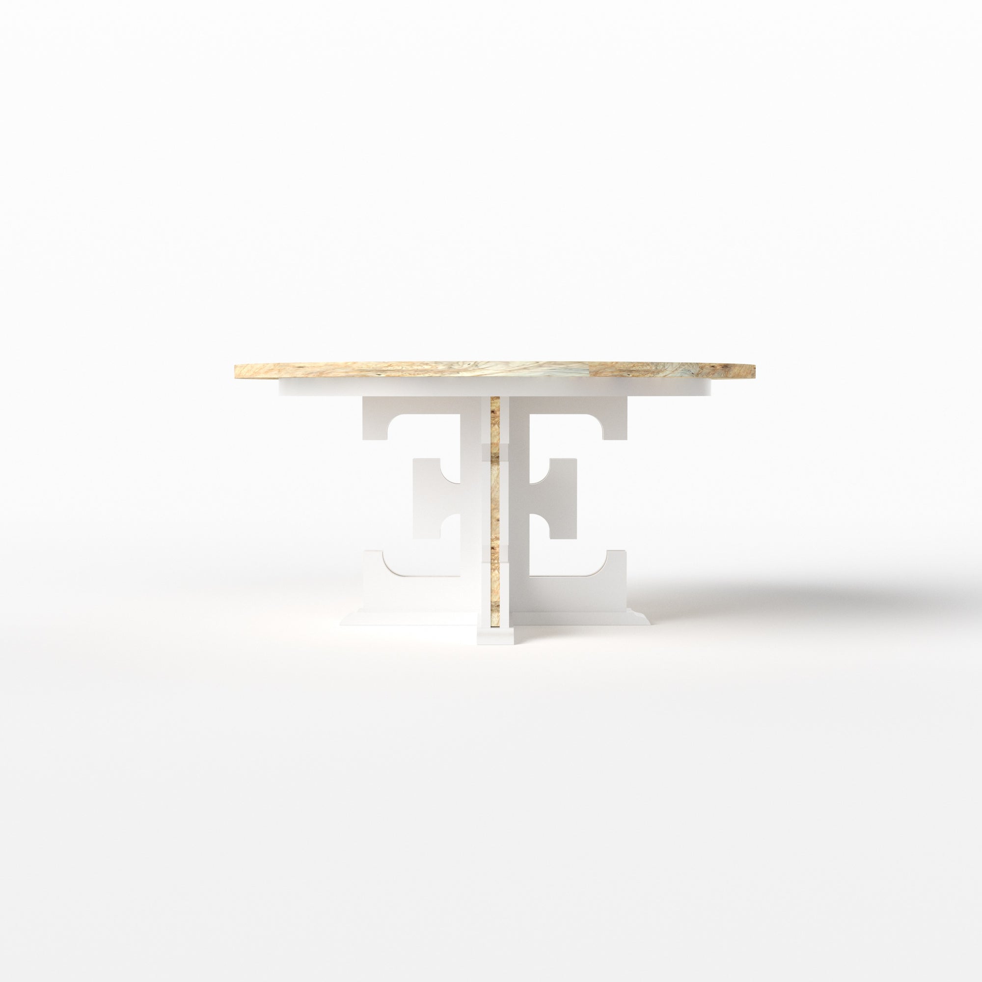 E Pedestal Table
