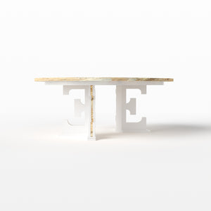 E Pedestal Table
