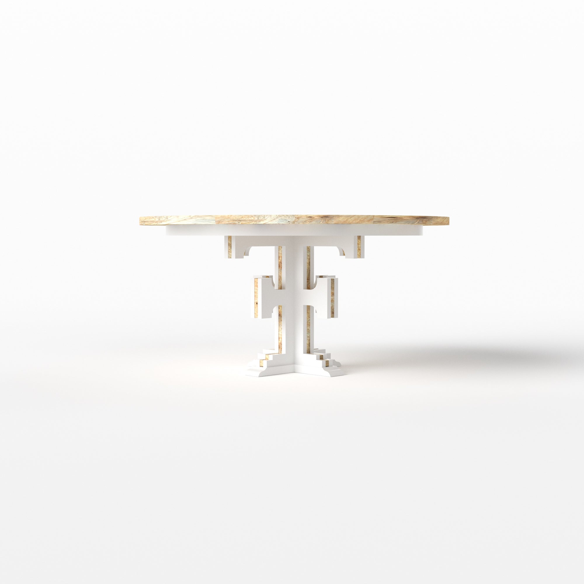 F Pedestal Table
