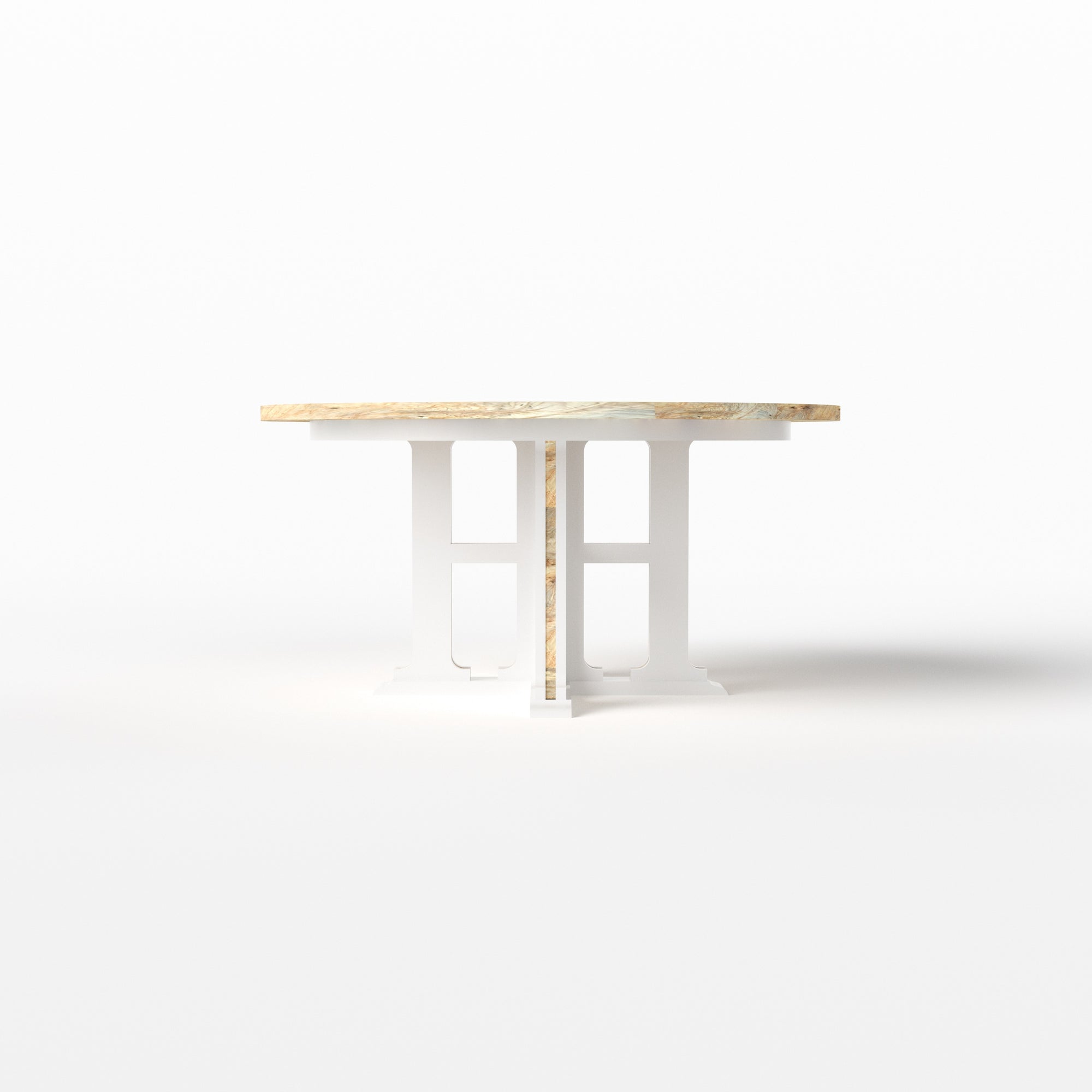 H Pedestal Table