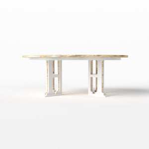 H Pedestal Table