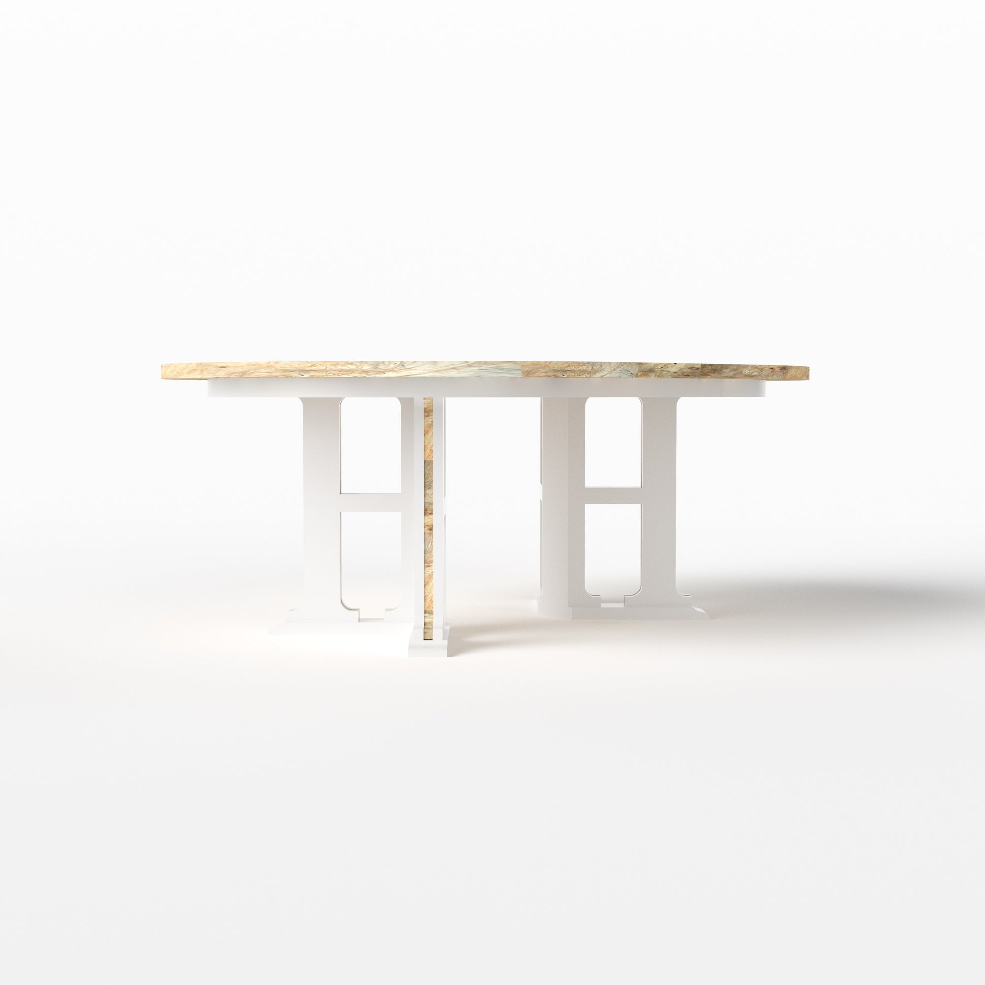 H Pedestal Table