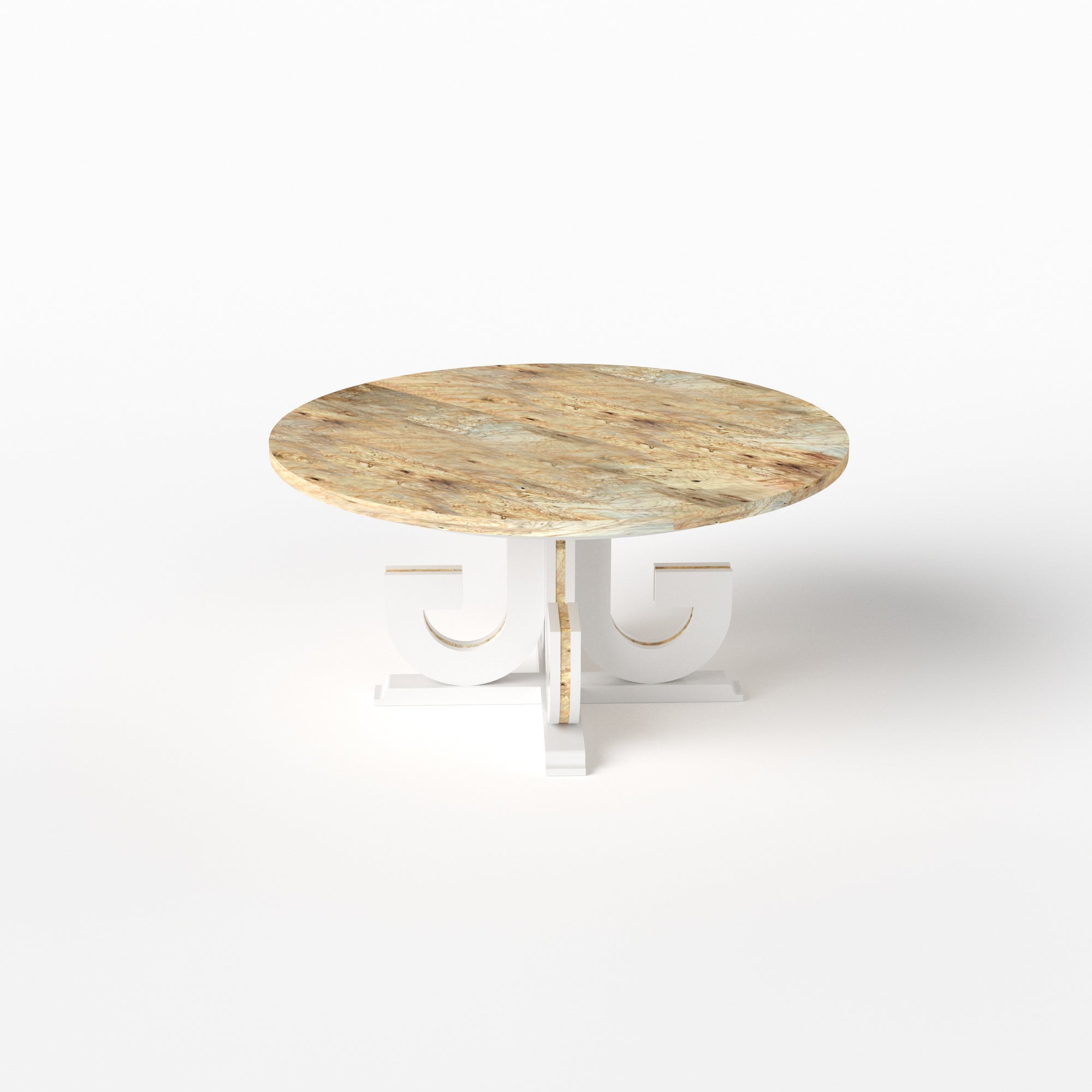 J Pedestal Table