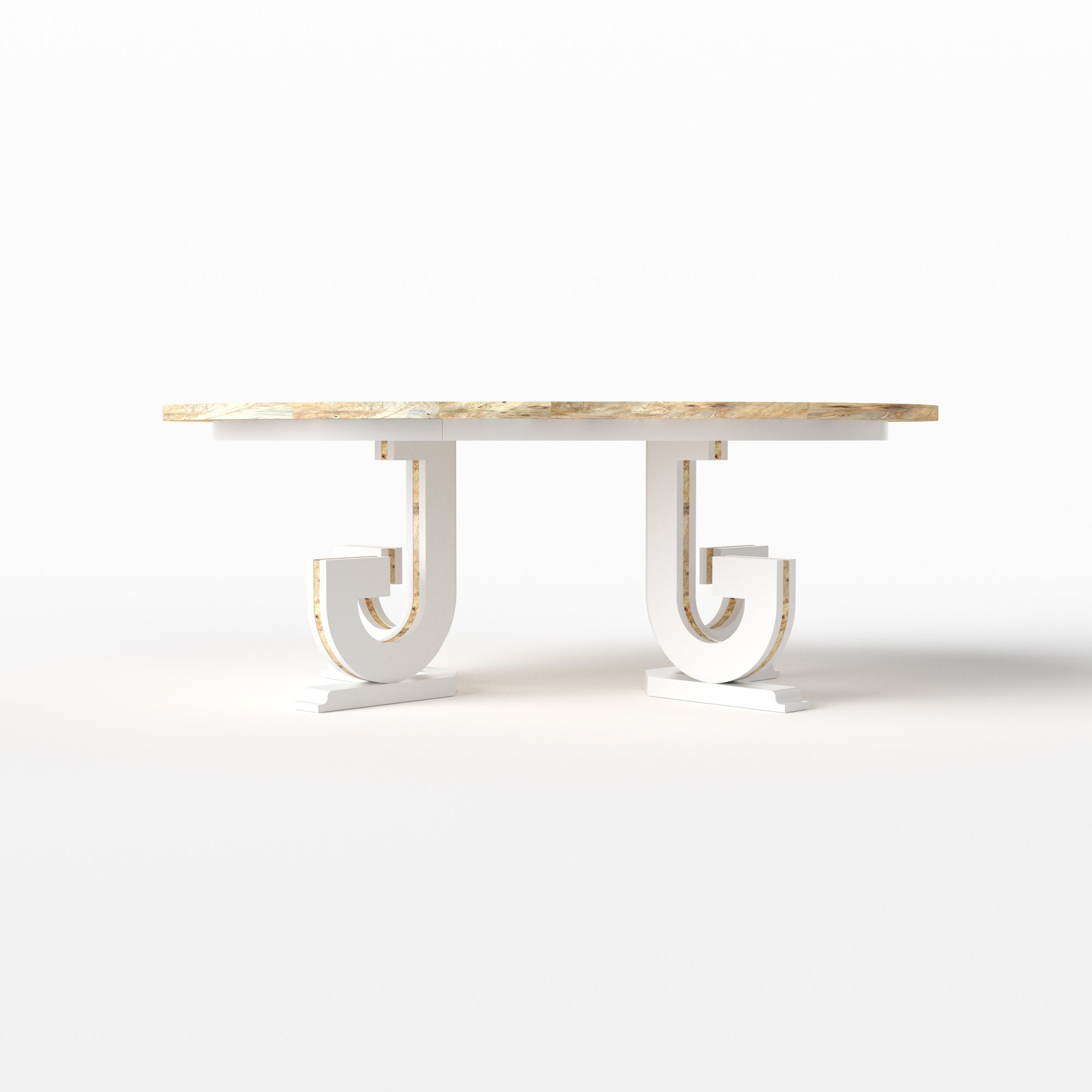 J Pedestal Table
