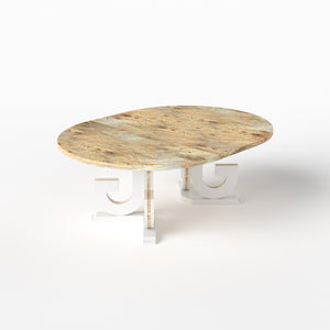 J Pedestal Table