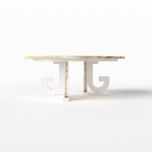 J Pedestal Table