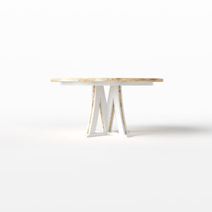 M Pedestal Table