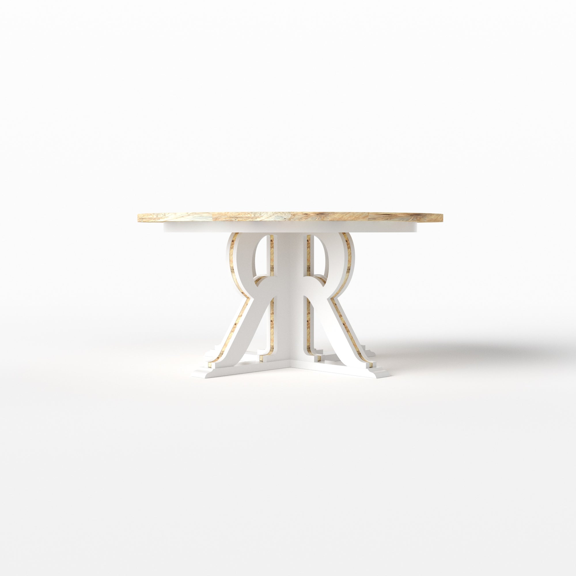 R Pedestal Table