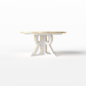 R Pedestal Table