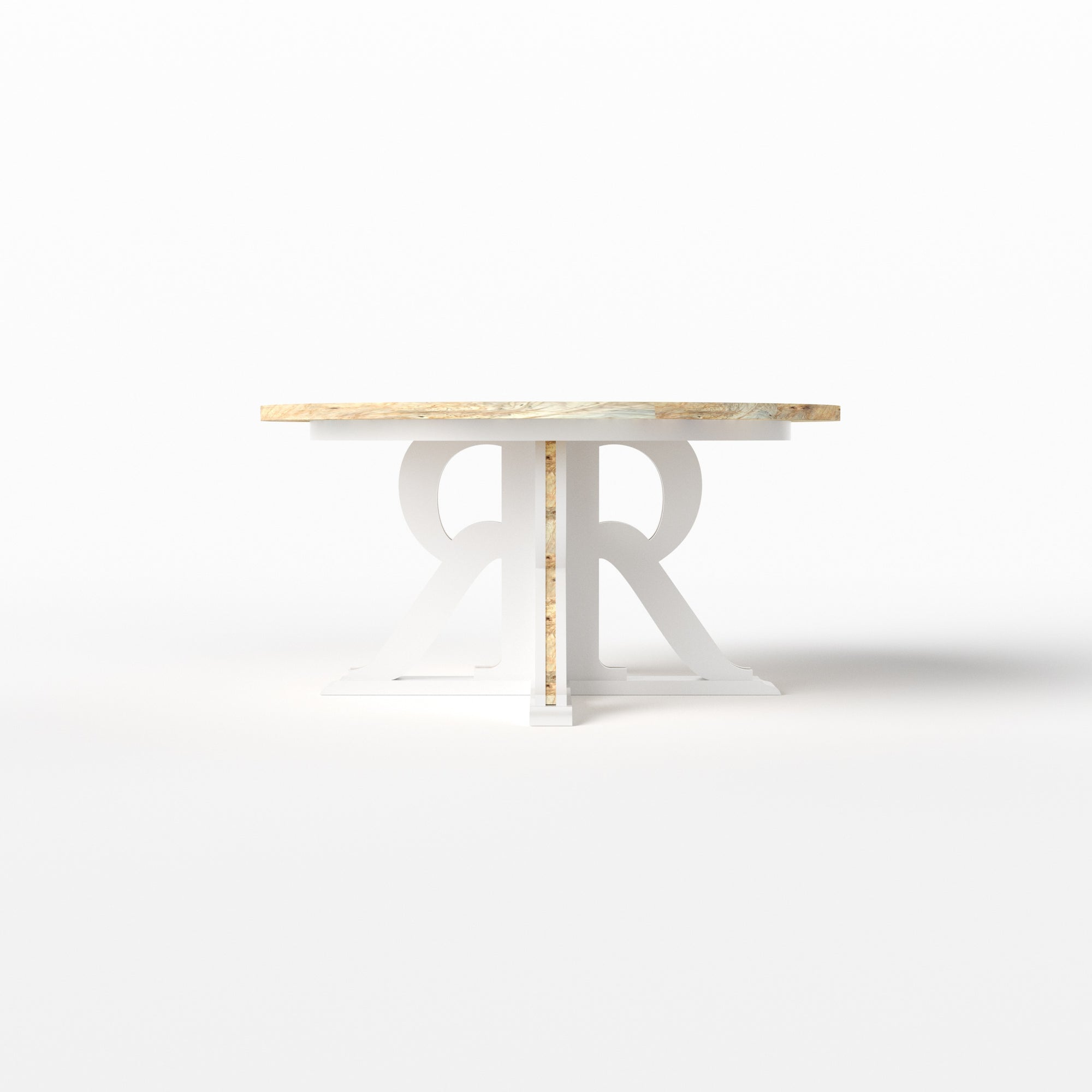 R Pedestal Table