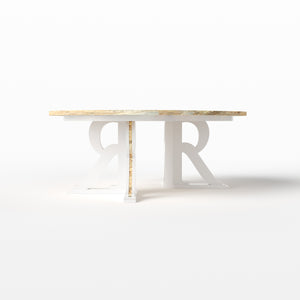 R Pedestal Table