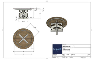 S Pedestal Table
