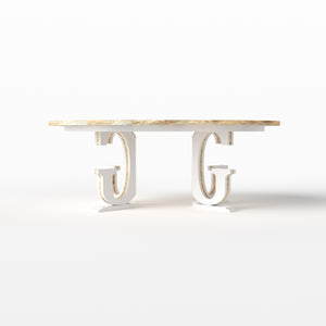 G Pedestal Table