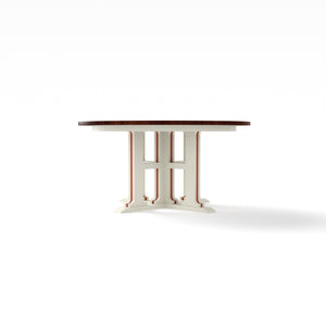 H Pedestal Table