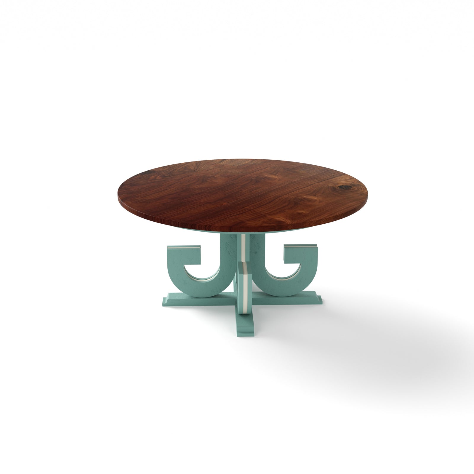 J Pedestal Table