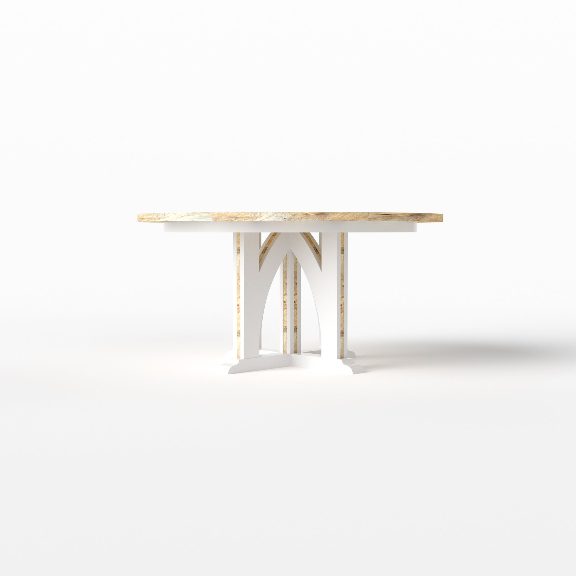 N Pedestal Table