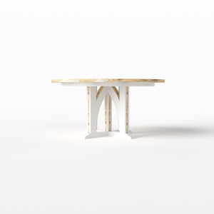 N Pedestal Table