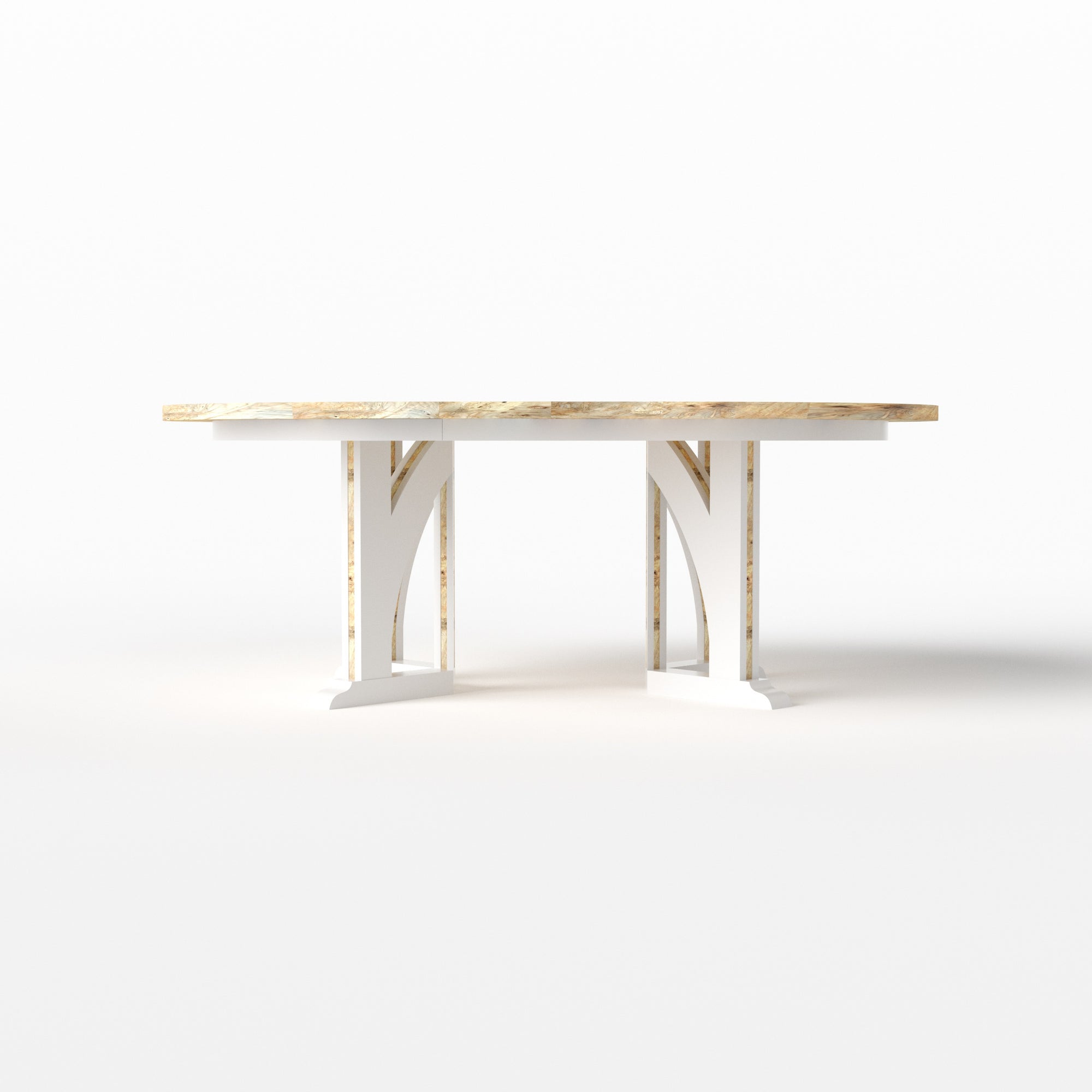 N Pedestal Table