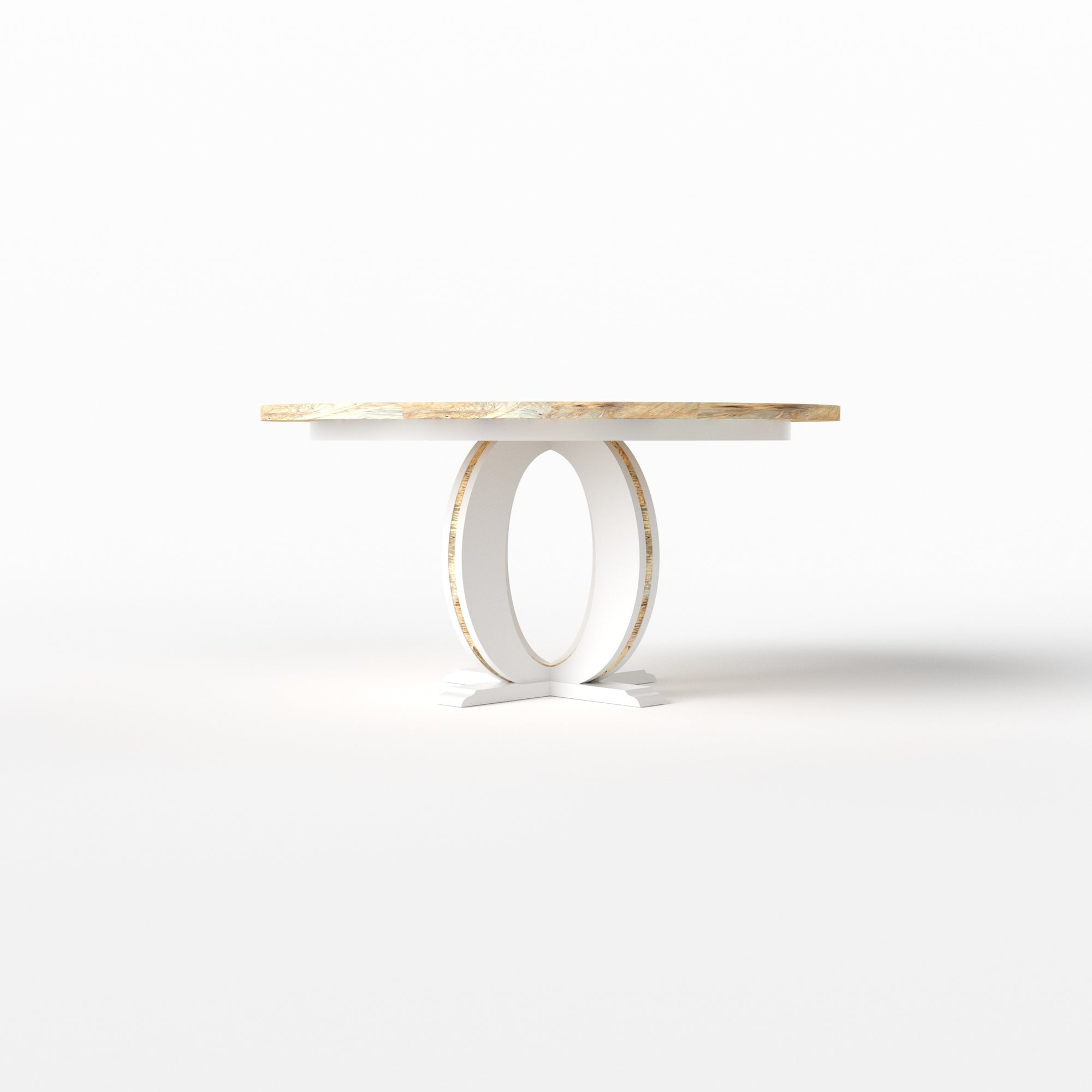 O Pedestal Table