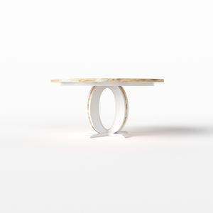 O Pedestal Table