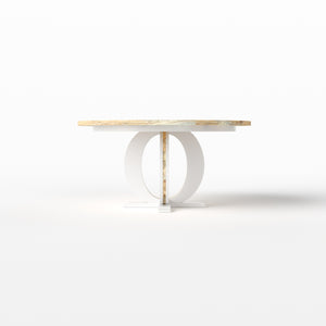 O Pedestal Table