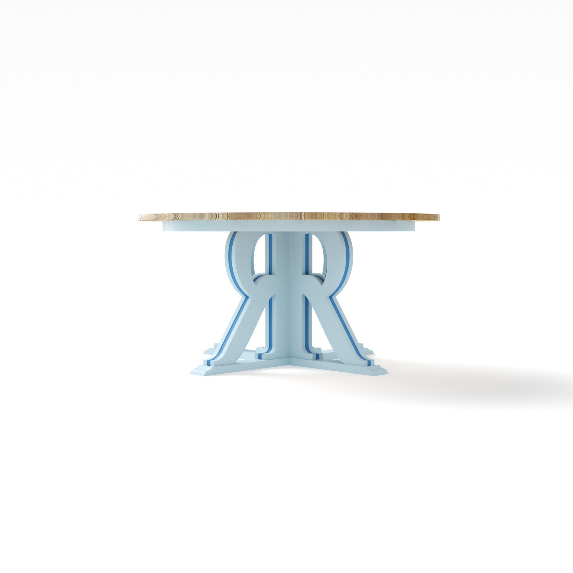 R Pedestal Table