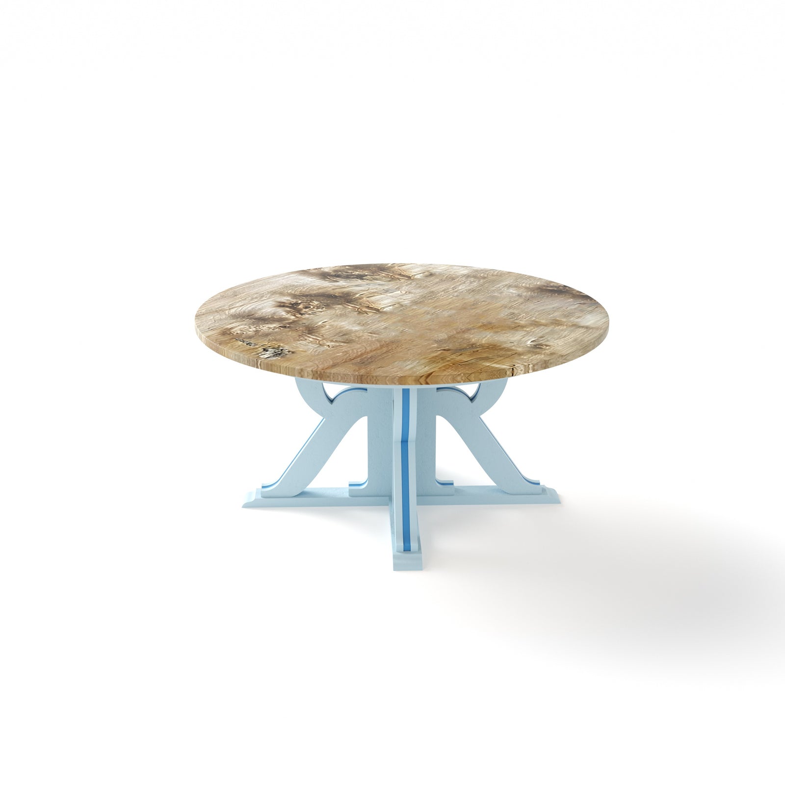R Pedestal Table
