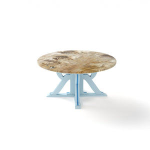 R Pedestal Table