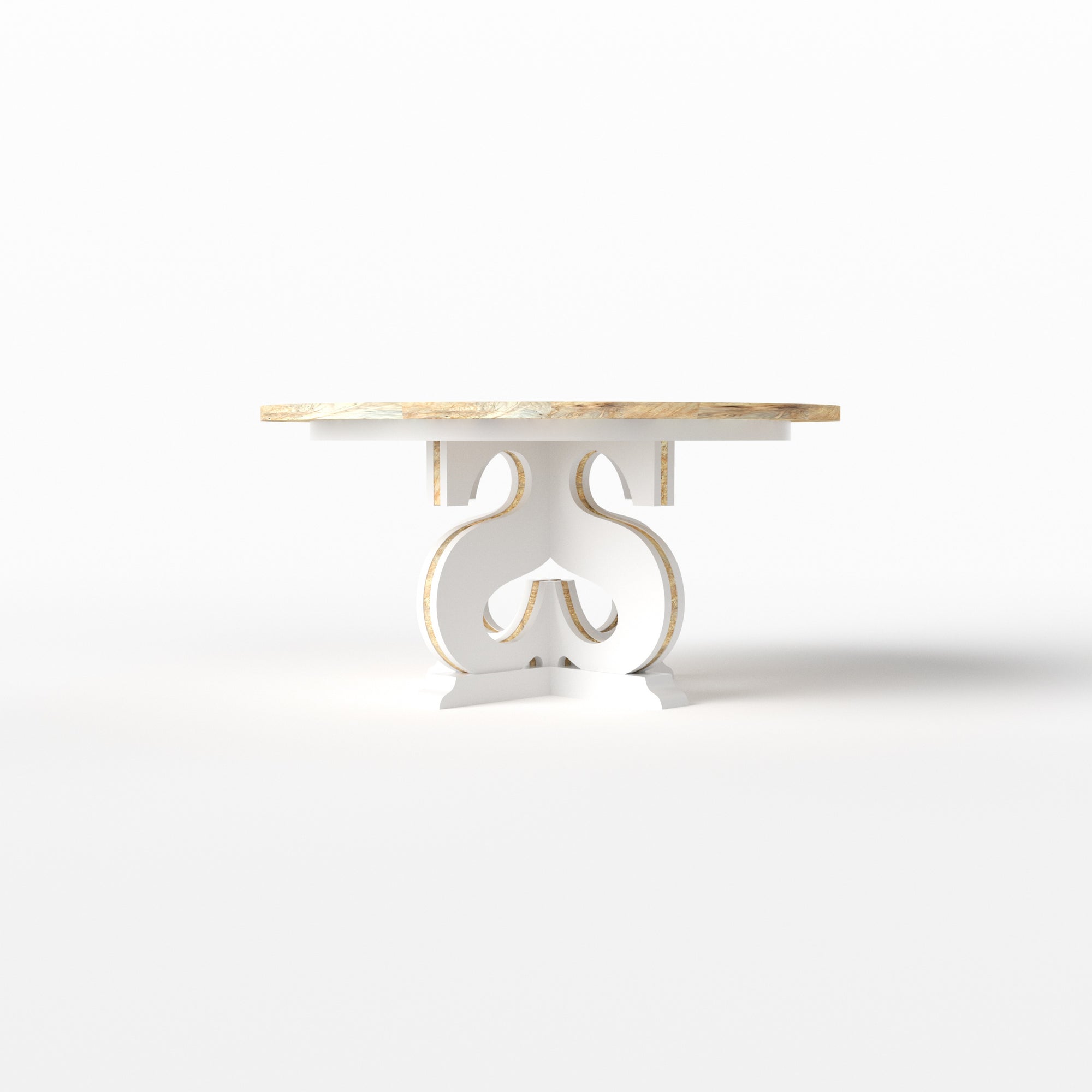 S Pedestal Table