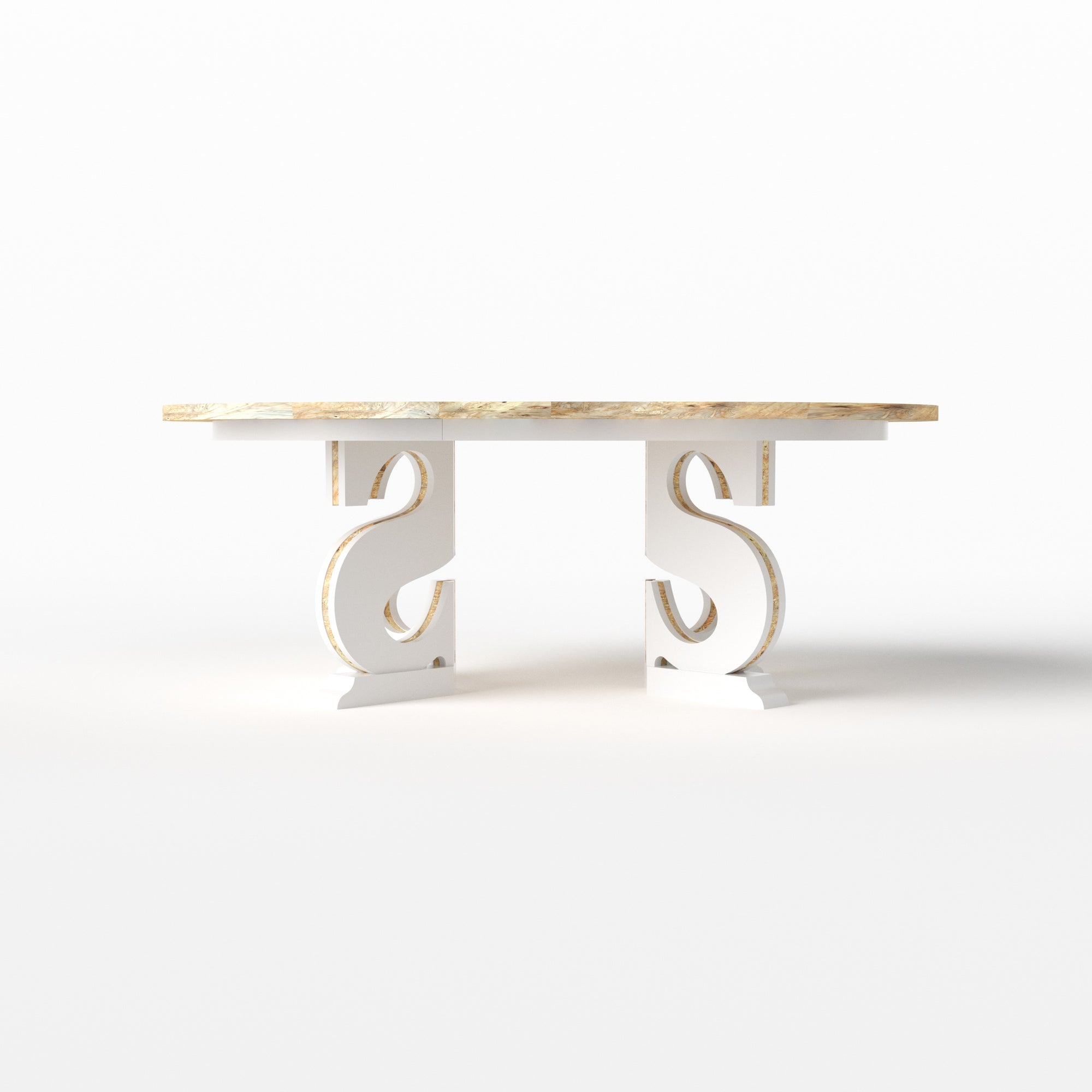 S Pedestal Table