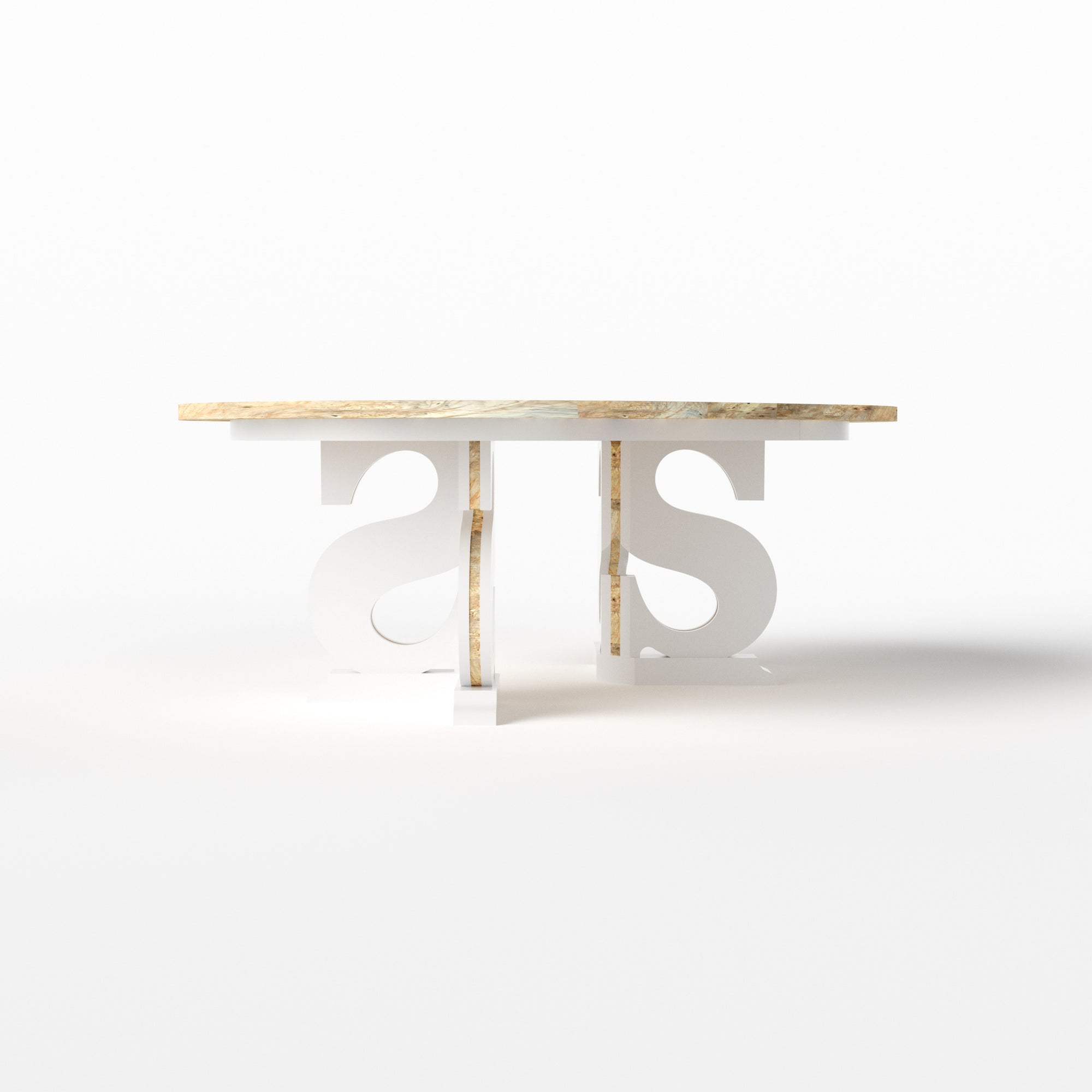S Pedestal Table