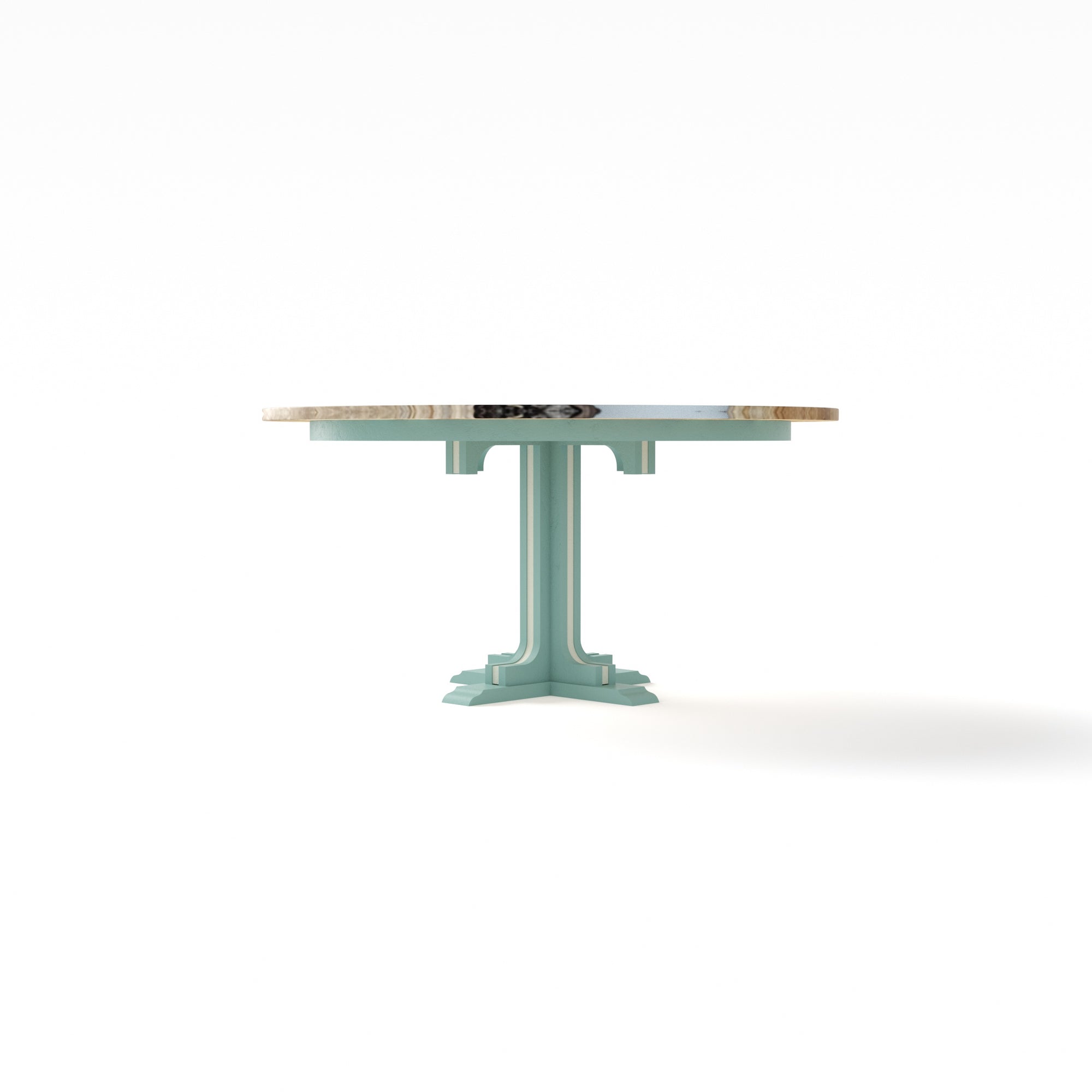 T Pedestal Table