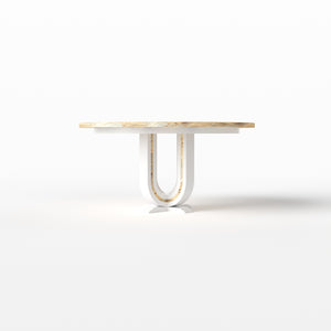 U Pedestal Table