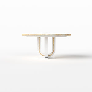 U Pedestal Table