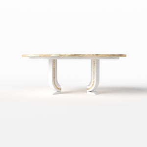U Pedestal Table