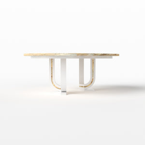 U Pedestal Table