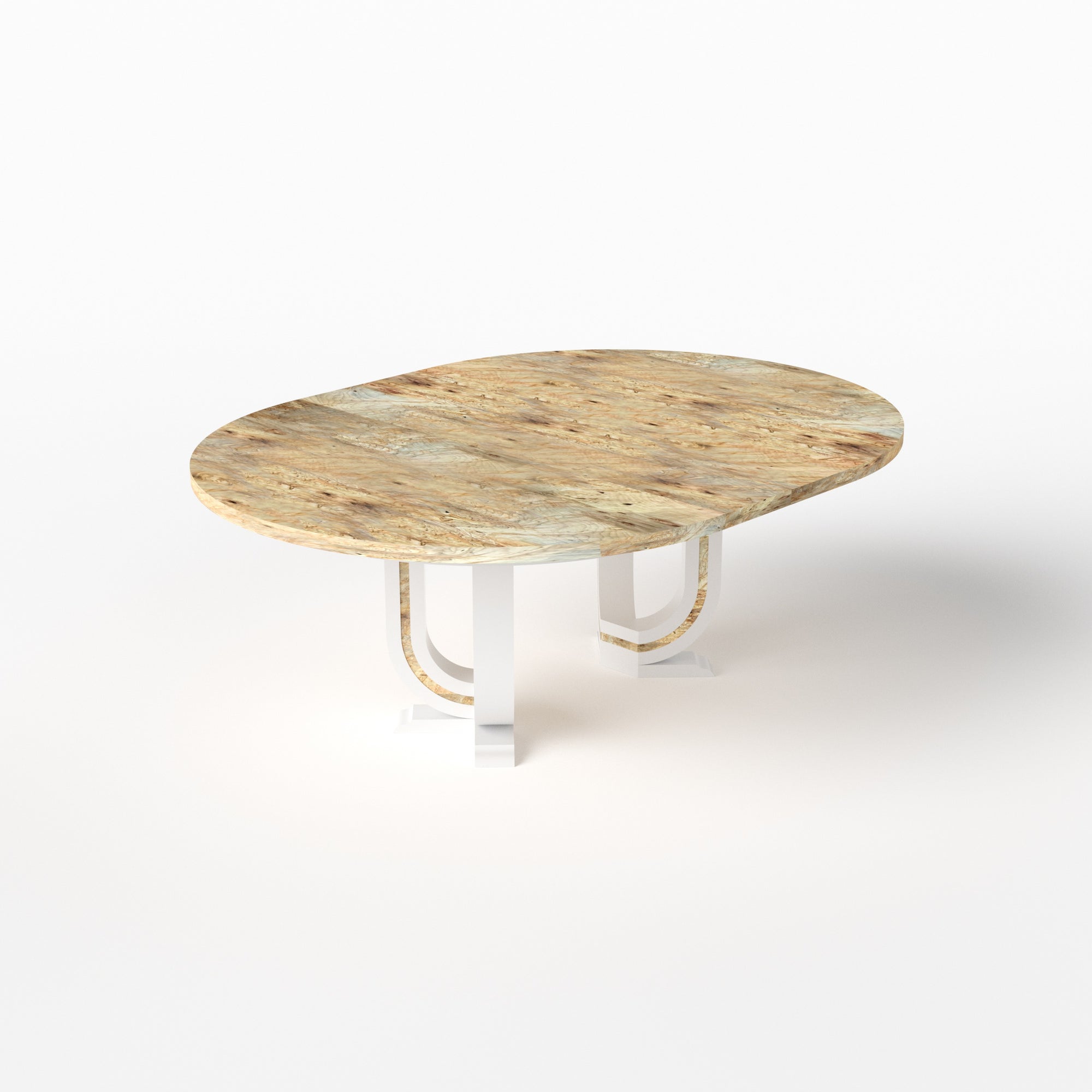 U Pedestal Table