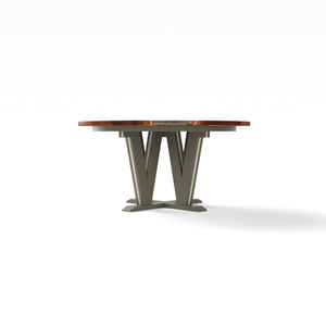V Pedestal Table