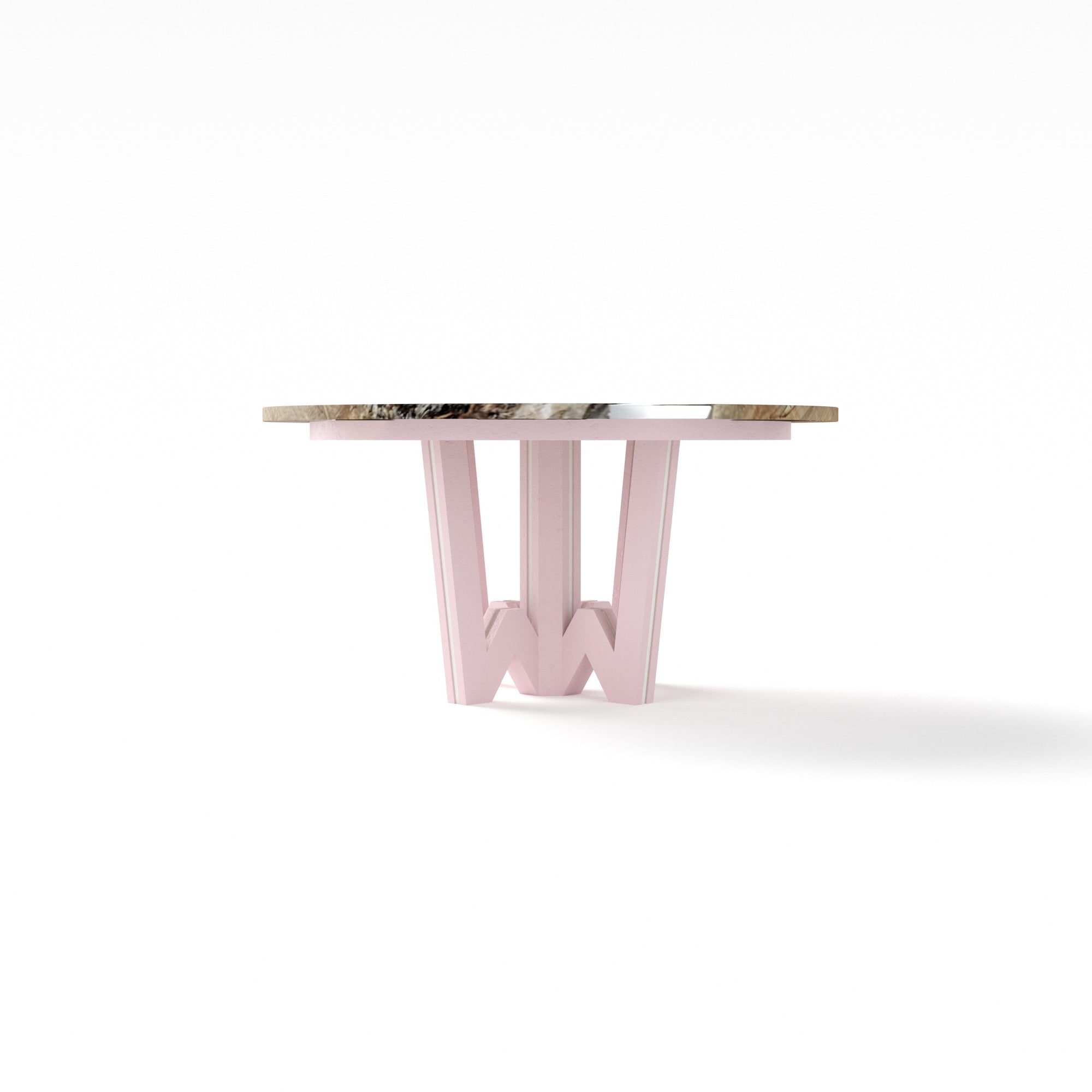 W Pedestal Table