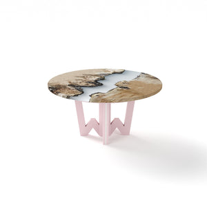 W Pedestal Table