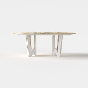 W Pedestal Table