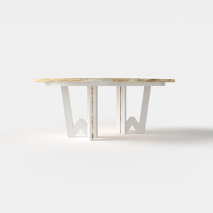 W Pedestal Table