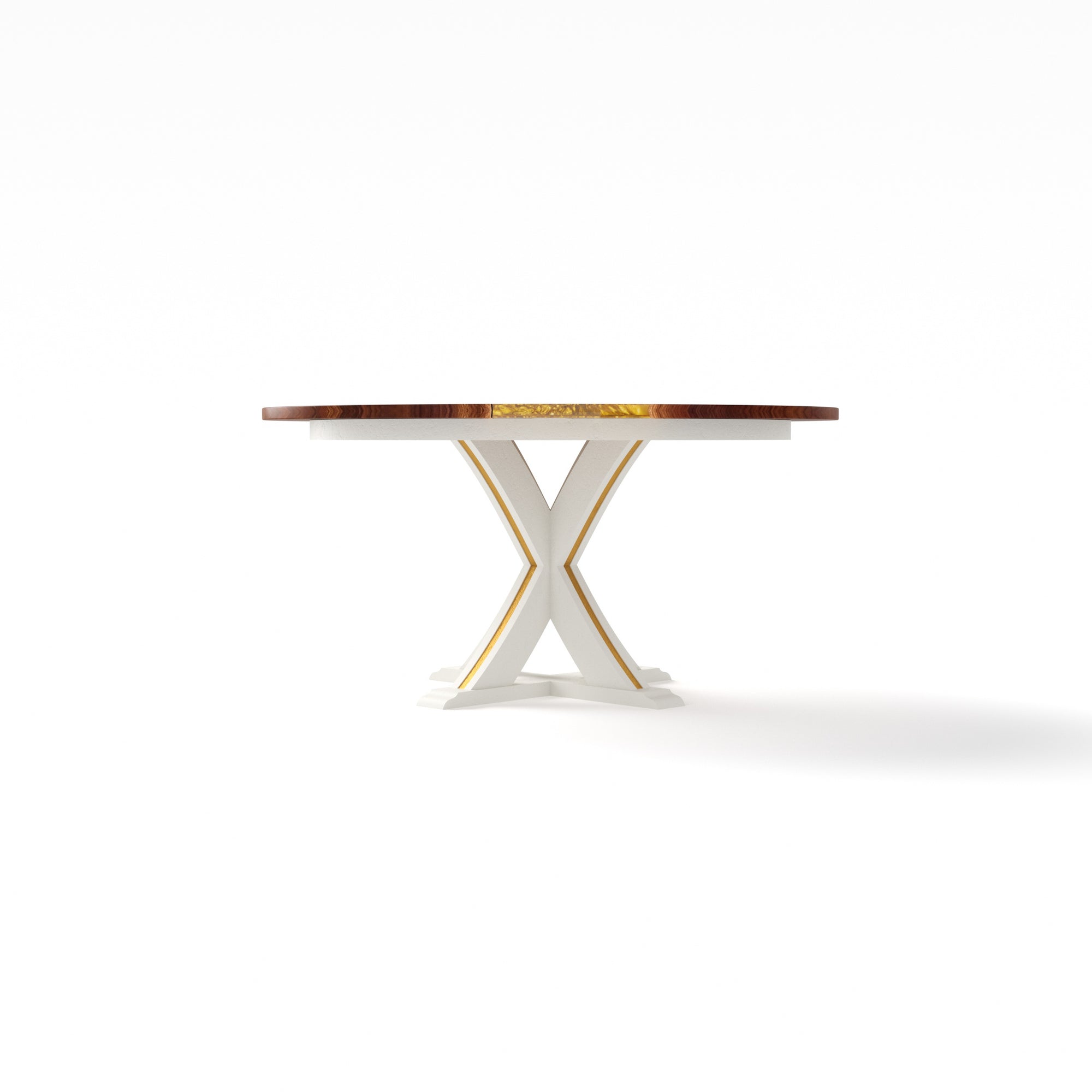 X Pedestal Table