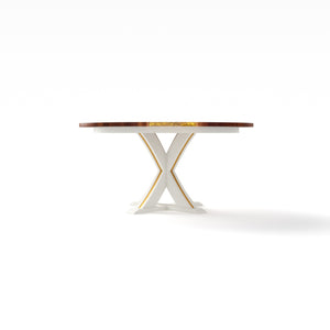 X Pedestal Table